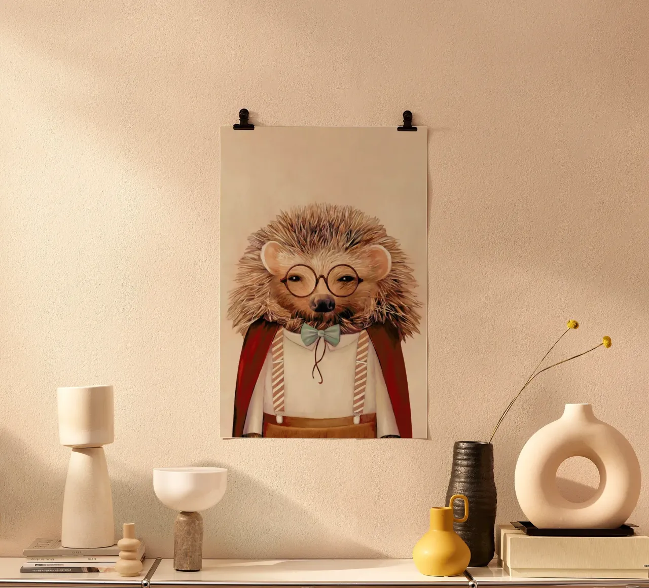 Hedgehog poster by Animal Crew