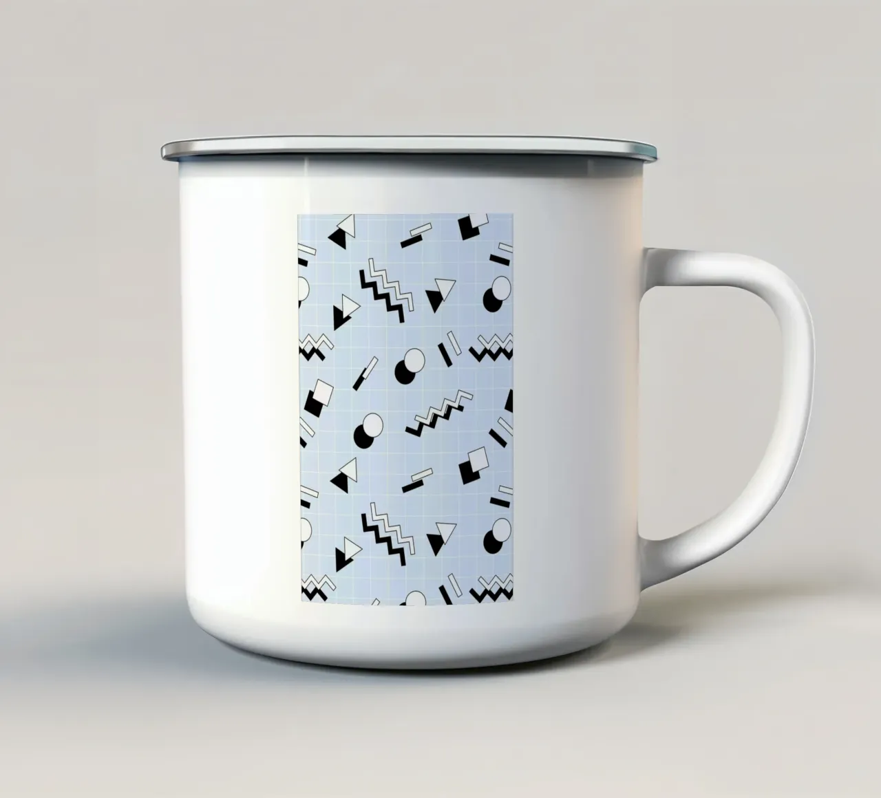 Memories tazza in smalto da Hanna Kastl-Lungberg