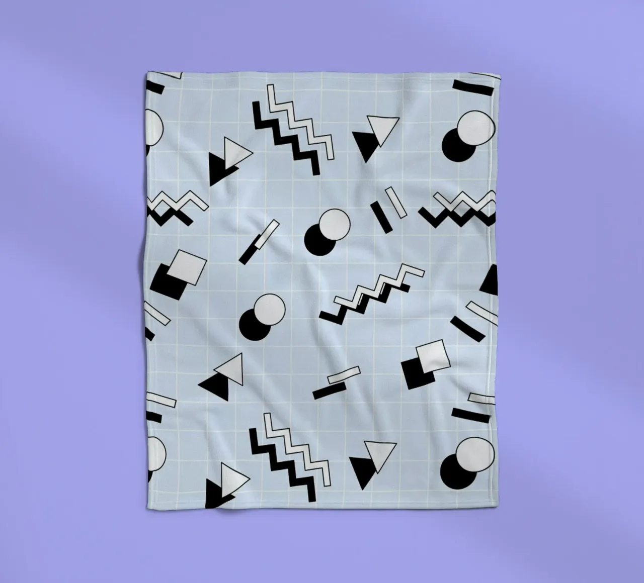 Memories fleece blanket by Hanna Kastl-Lungberg