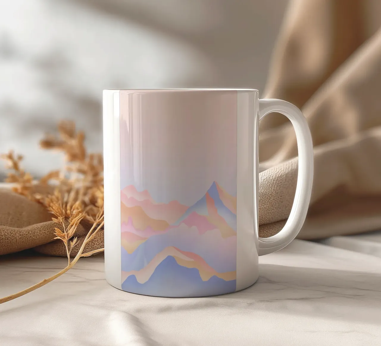 Mount tazza in ceramica da Hanna Kastl-Lungberg