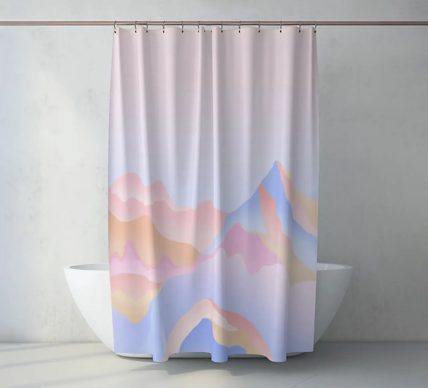 Mount douchegordijn van Hanna Kastl-Lungberg