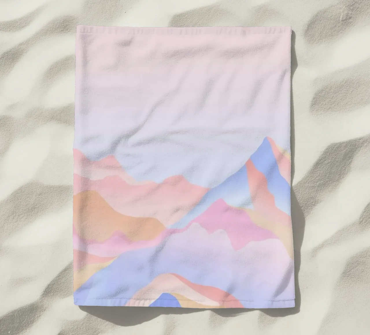 Mount beach towel by Hanna Kastl-Lungberg