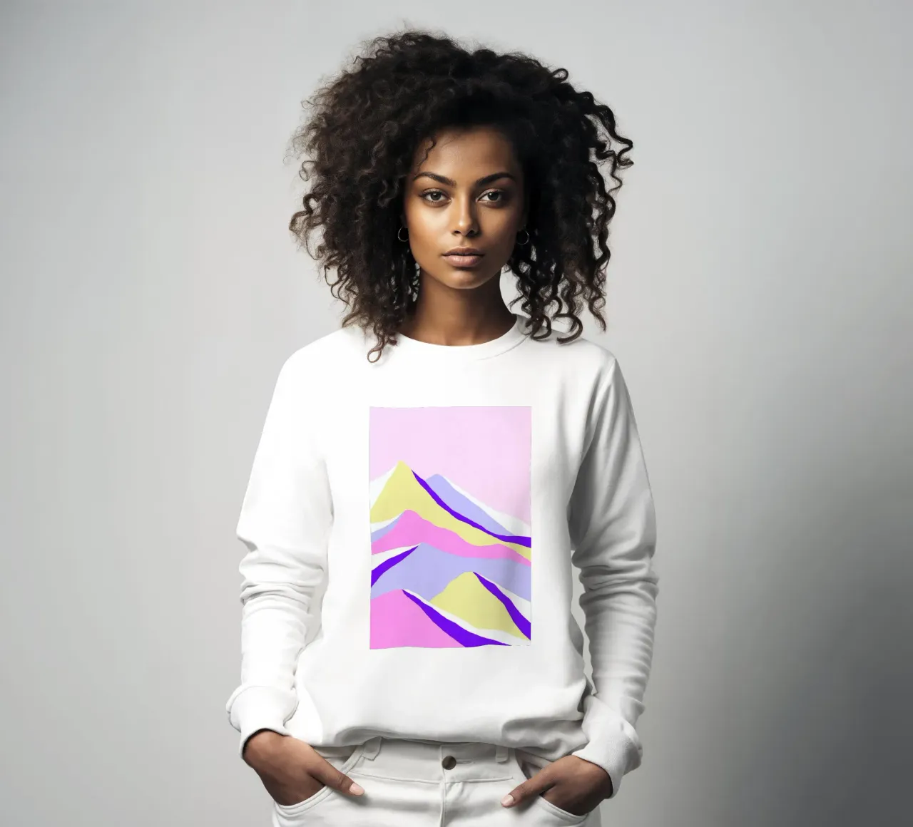 Up sweatshirt van Hanna Kastl-Lungberg