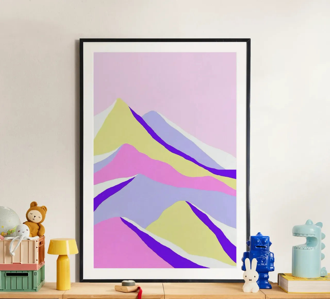 Up poster con telaio in legno da Hanna Kastl-Lungberg