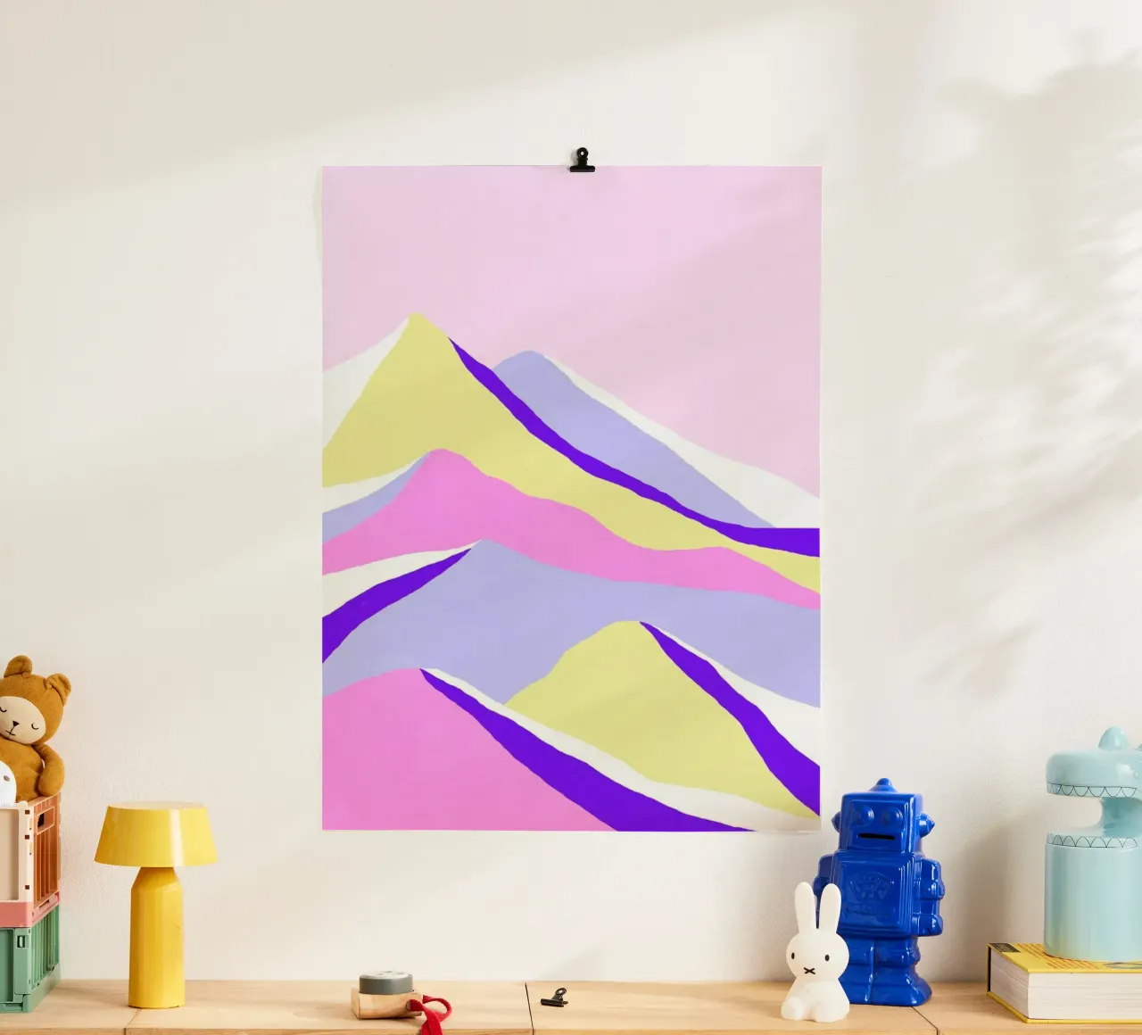 Up poster con telaio in legno da Hanna Kastl-Lungberg