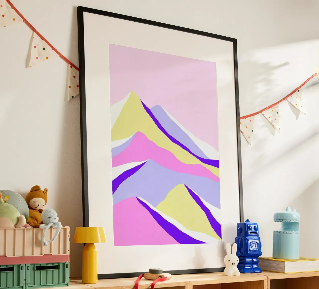 Up poster con telaio in legno da Hanna Kastl-Lungberg