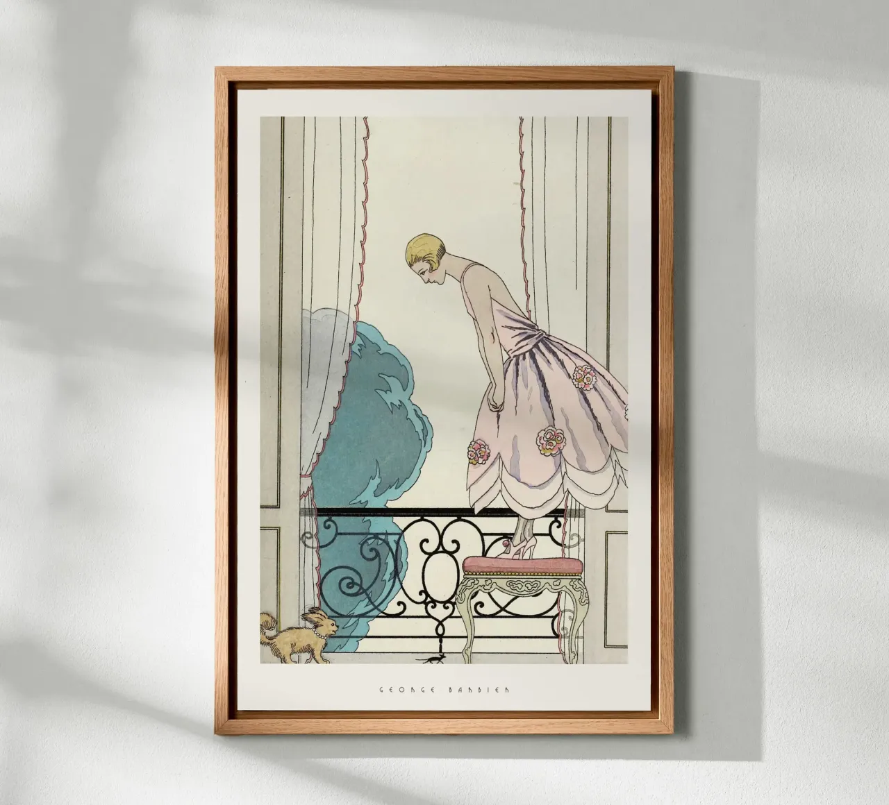 George Barbier - La Souris tela con Cornice a cassetta da Old Masters