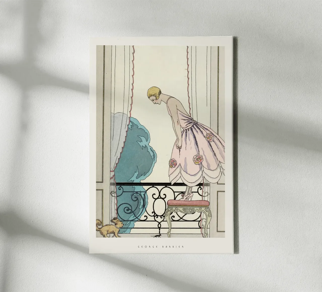 George Barbier - La Souris tela con Cornice a cassetta da Old Masters