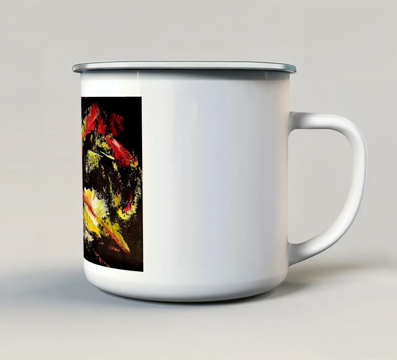IDEAL GIFT 118 tazza in smalto da Thierry Vobmann Abstract painting