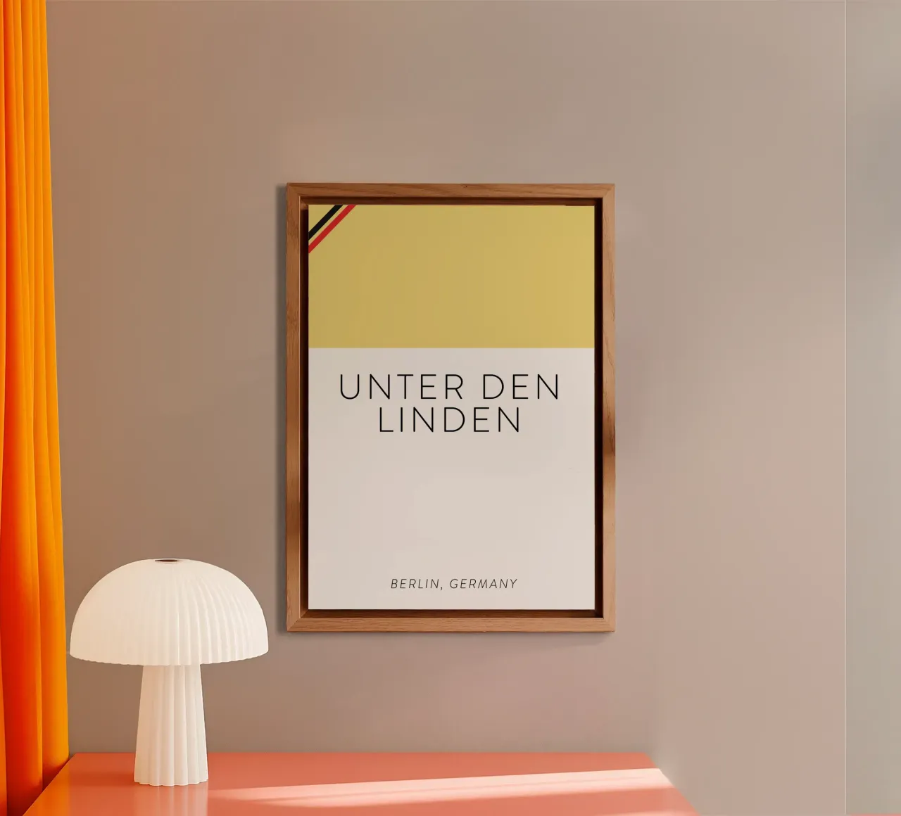Street names (Unter den linden, Berlin) alu-dibond by Ayleen