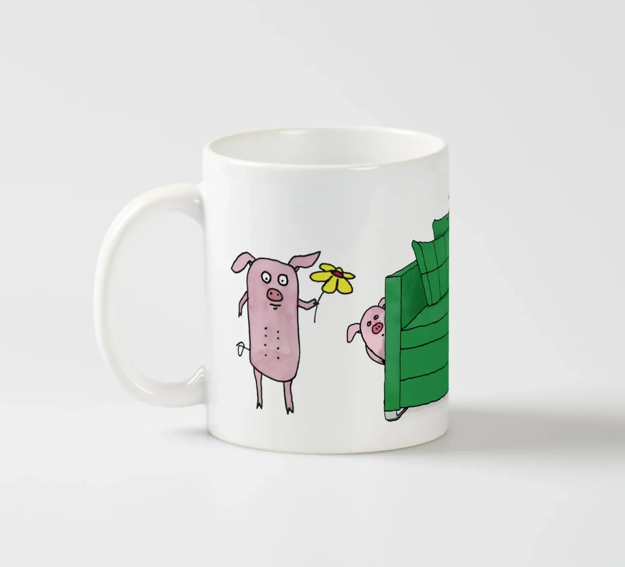 Piggy a casa tazza in ceramica da Face & Content
