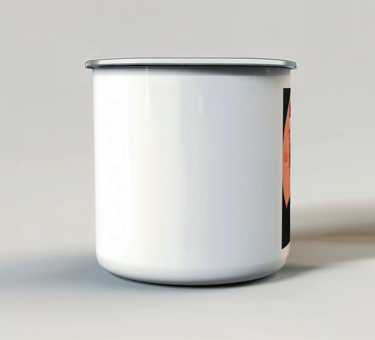Mystical Cat and Floating Bubbles enamel mug by DaarbyN