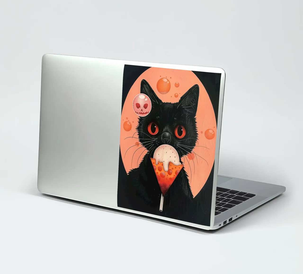 Mystical Cat and Floating Bubbles sticker by DaarbyN