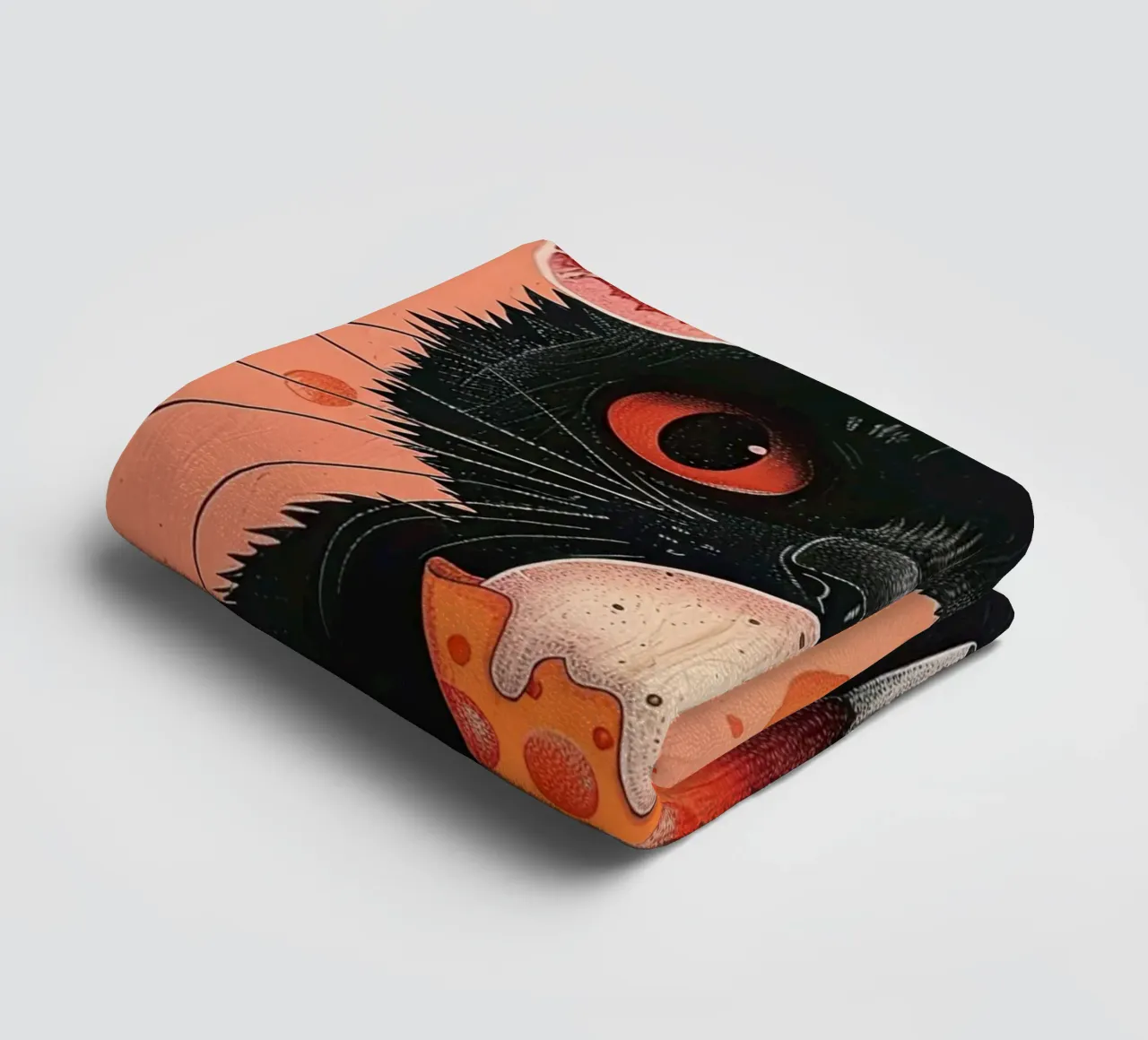 Mystical Cat and Floating Bubbles towel by DaarbyN