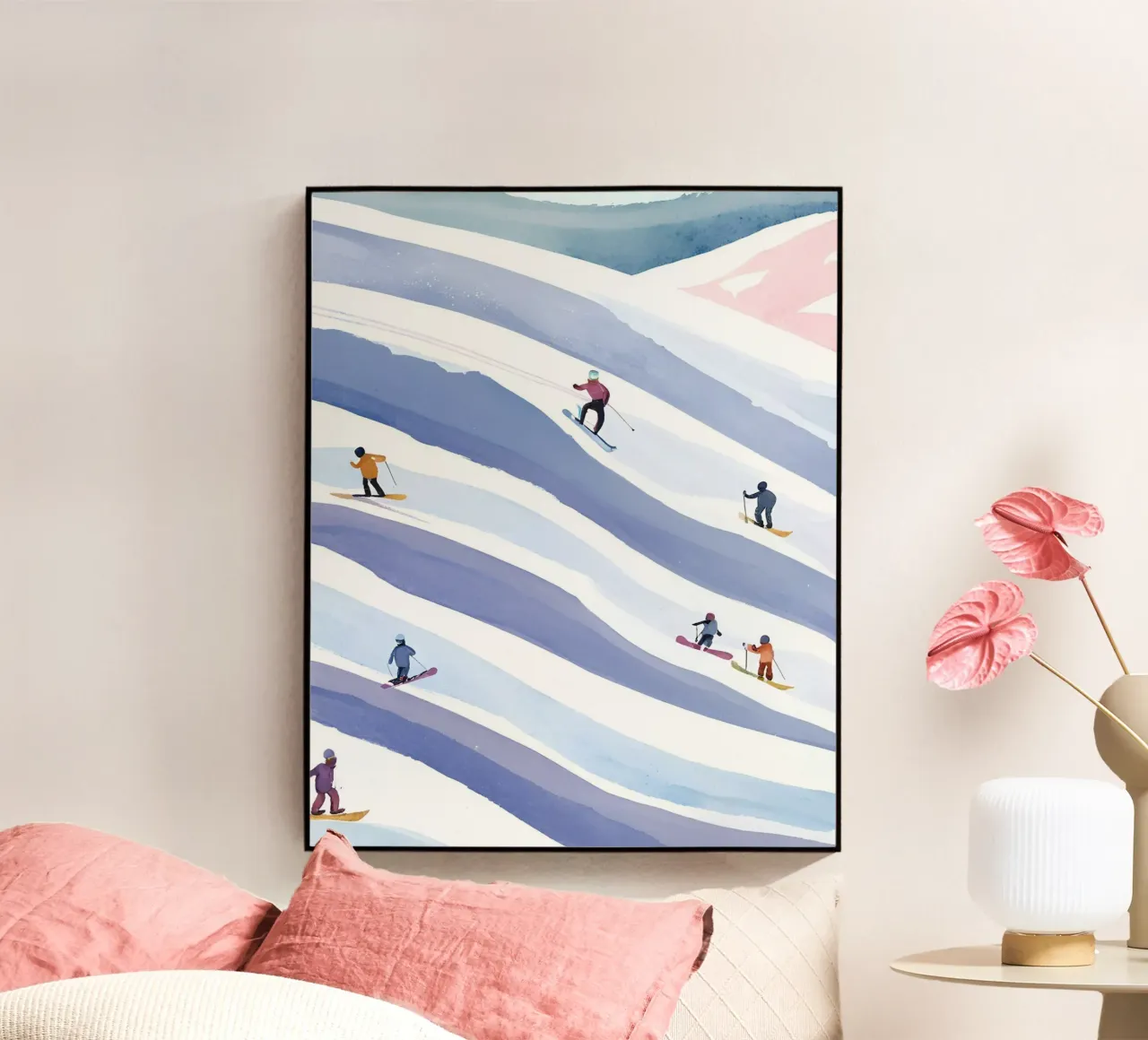 Skifahrer plexiglass da designsbysophia