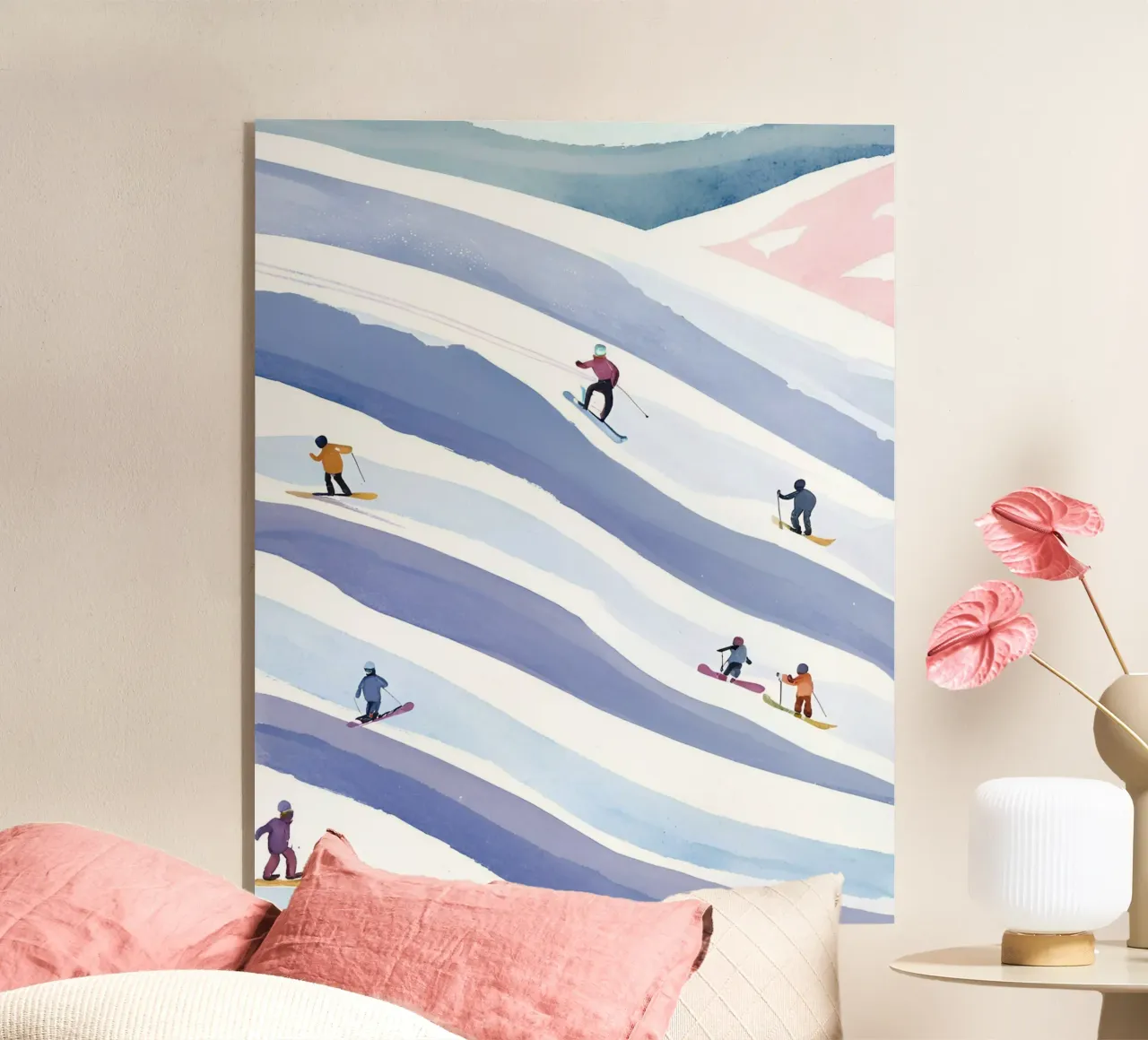 Skifahrer plexiglass da designsbysophia