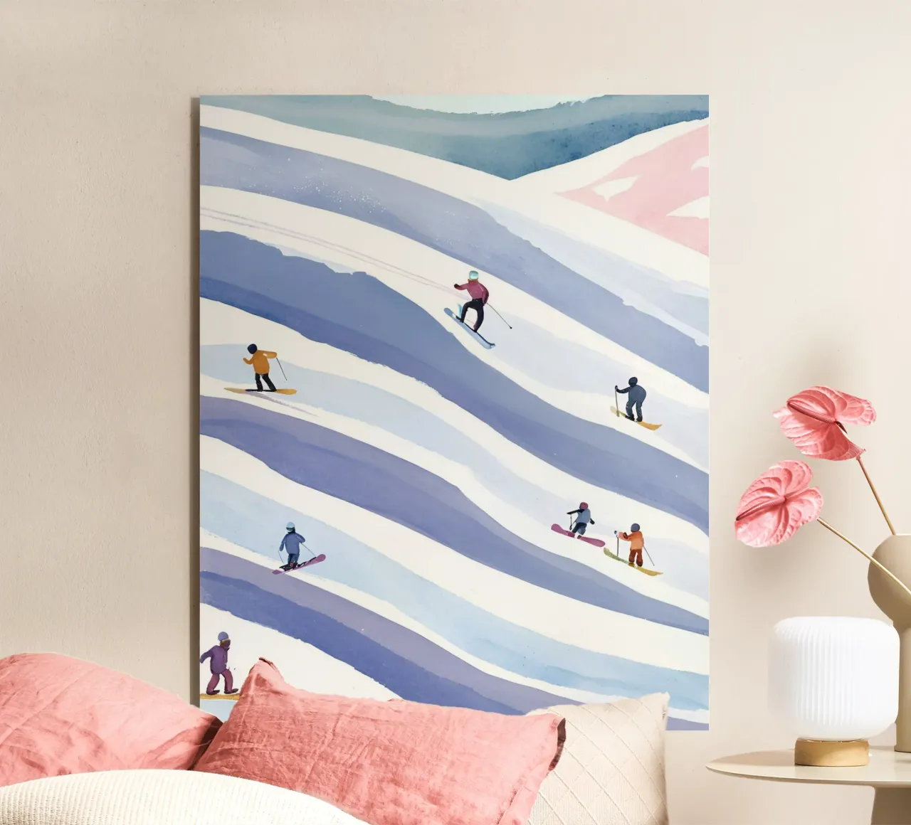 Skifahrer alluminio dibond da designsbysophia