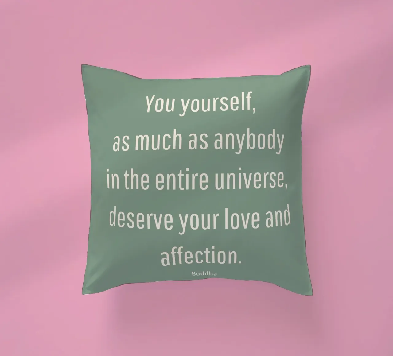 Zitat Buddha cuscino da designsbysophia