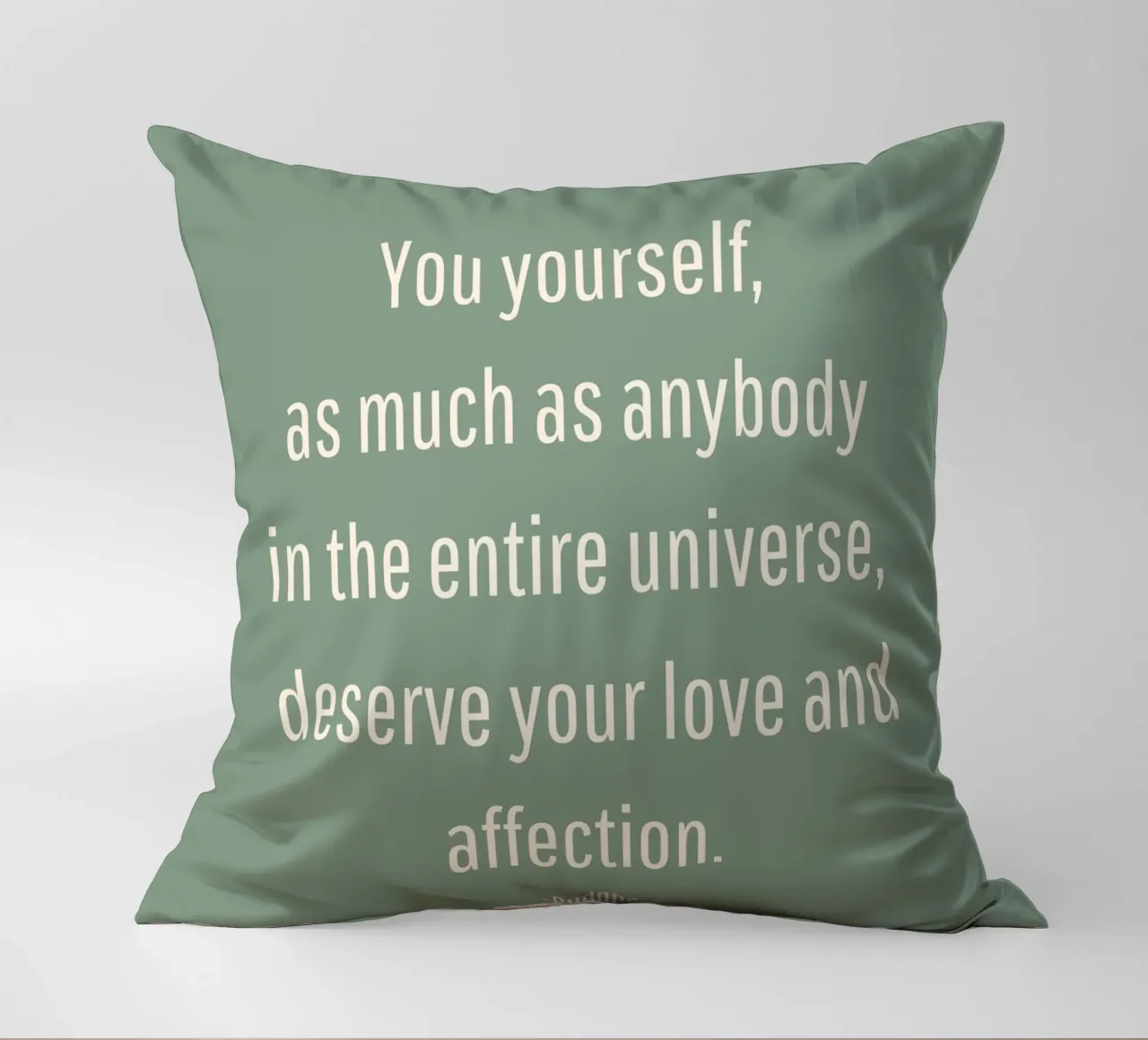 Zitat Buddha cuscino da designsbysophia