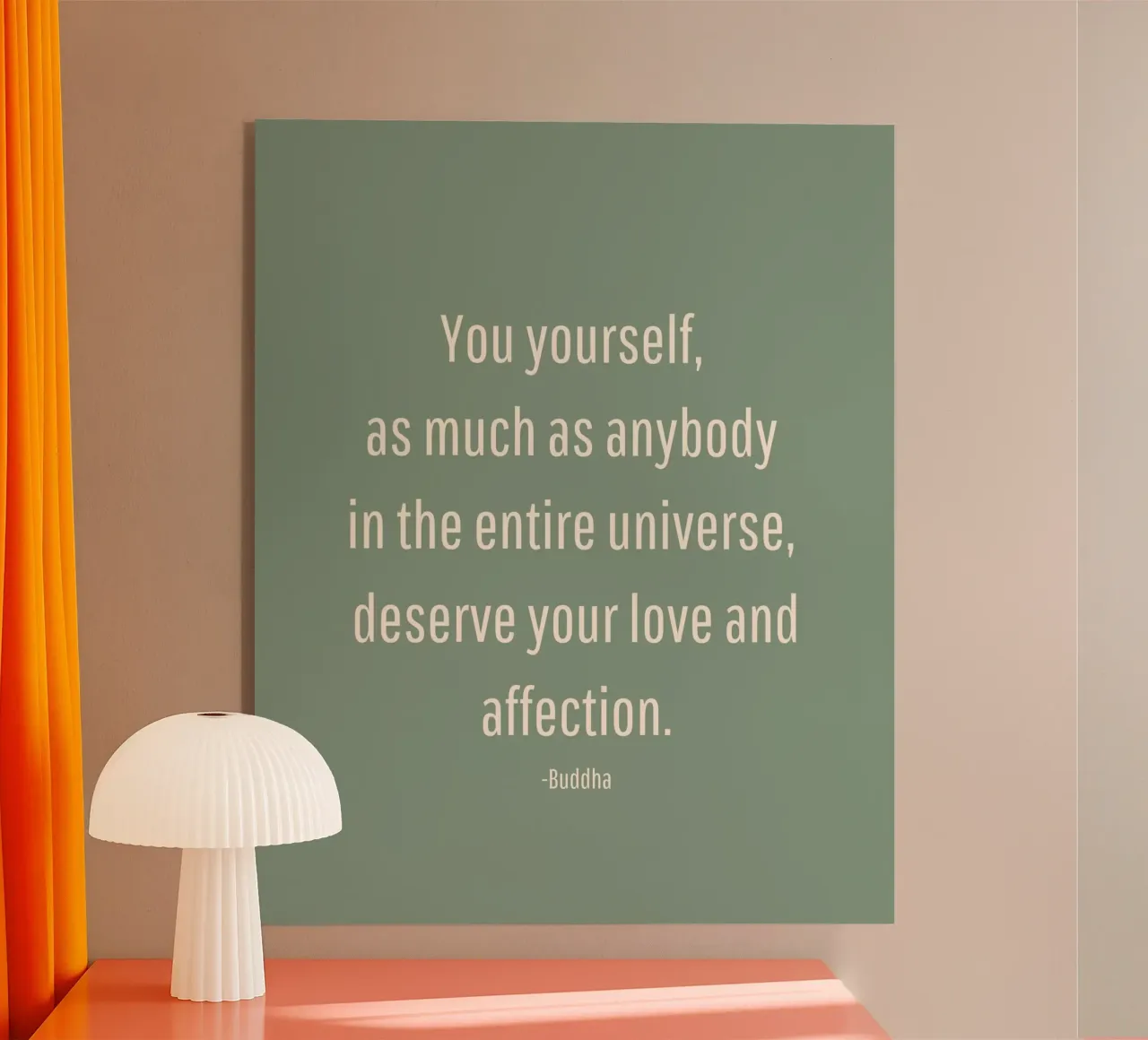 Zitat Buddha plexiglass da designsbysophia