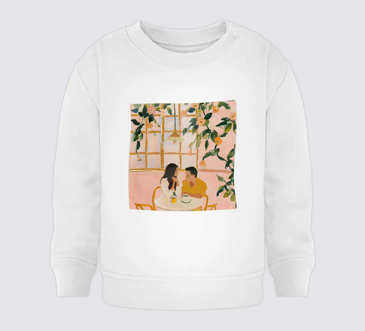 Amore in fiore felpa neonato da DaarbyN