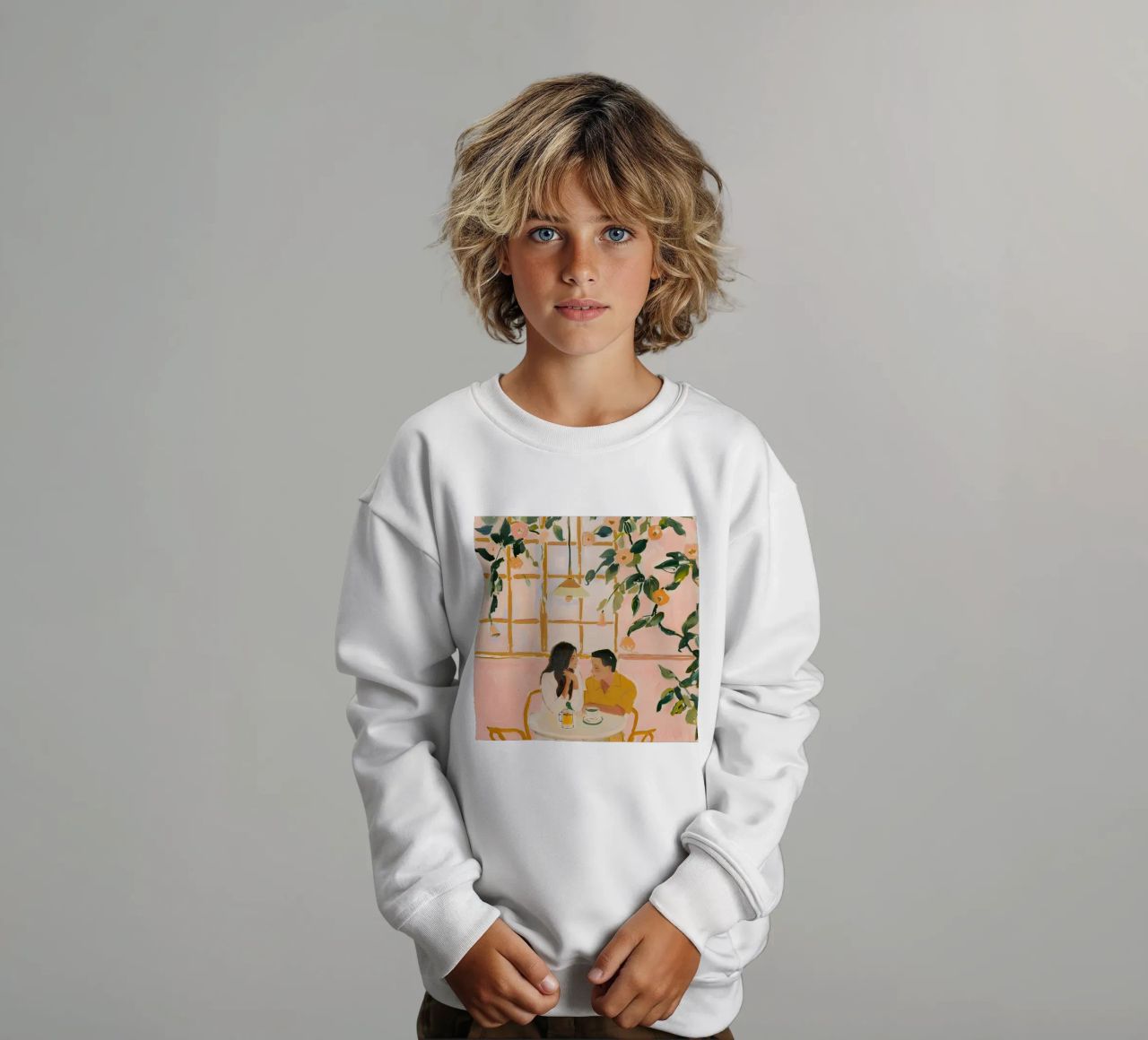 Amore in fiore felpa bambino da DaarbyN