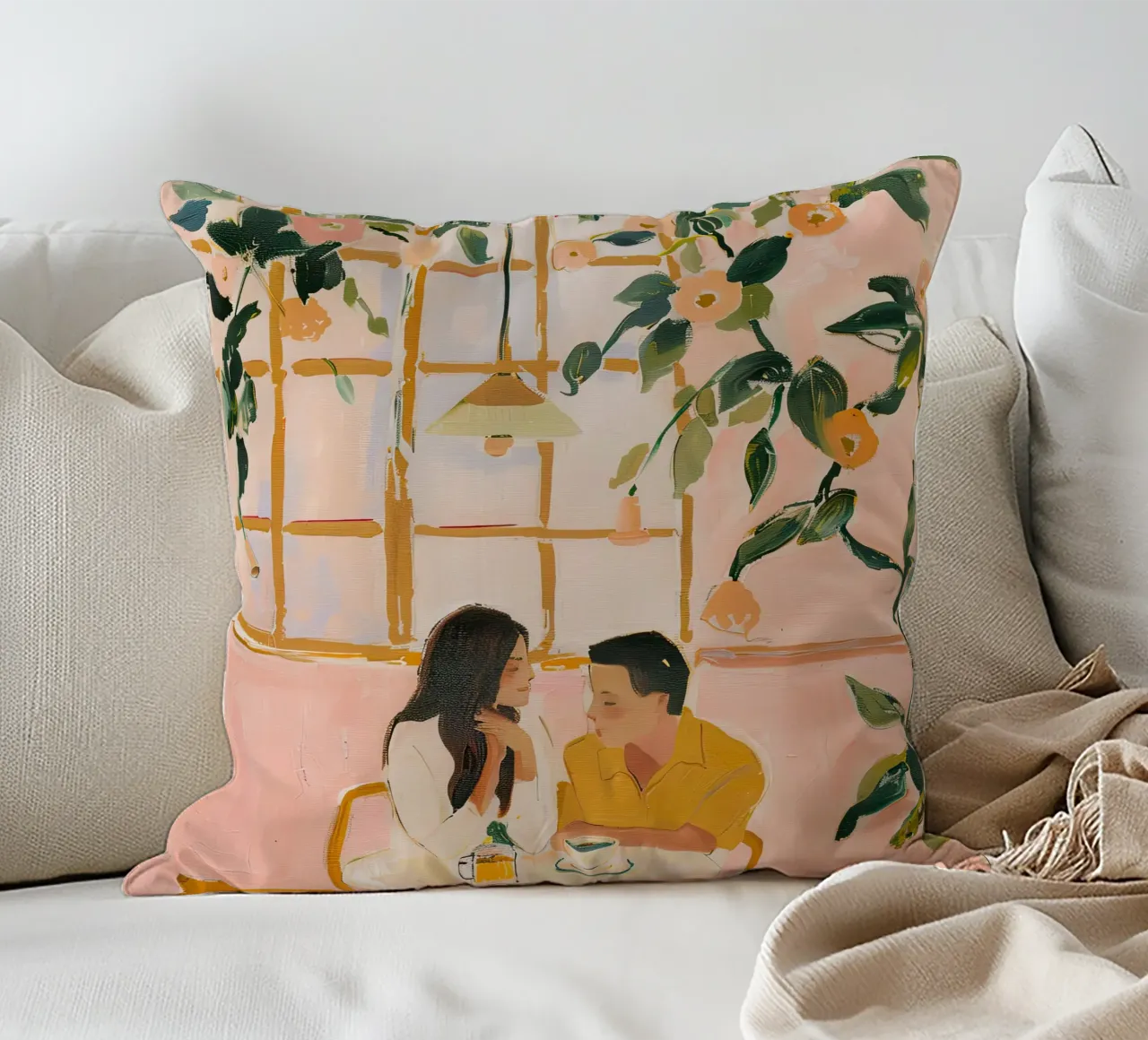 Amore in fiore cuscino da DaarbyN