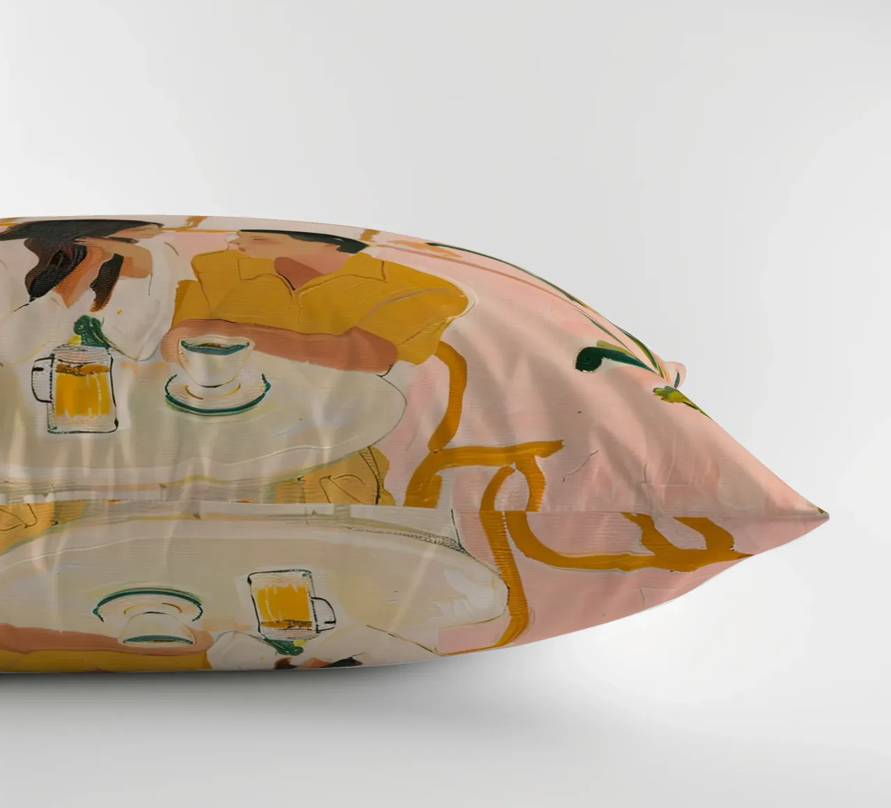 Love in Bloom decorative cushion by DaarbyN