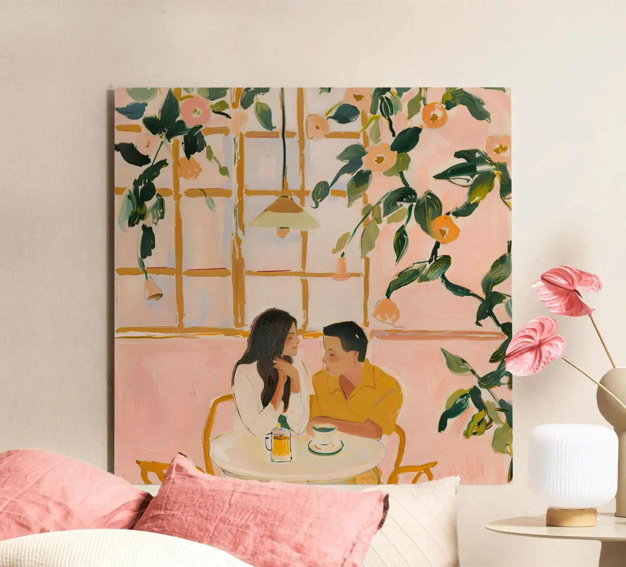 Amor en flor aluminio dibond de DaarbyN