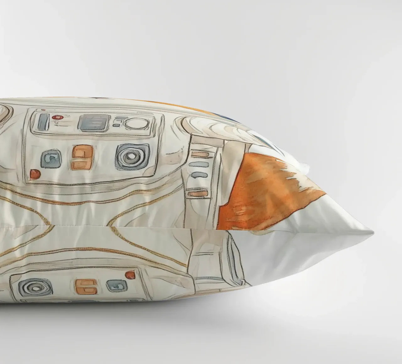 Fox Astronauta nello spazio cuscino da Jungle Joy Art