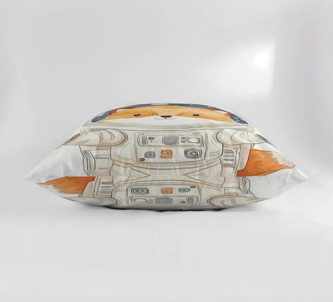 Fox Astronauta nello spazio cuscino da Jungle Joy Art