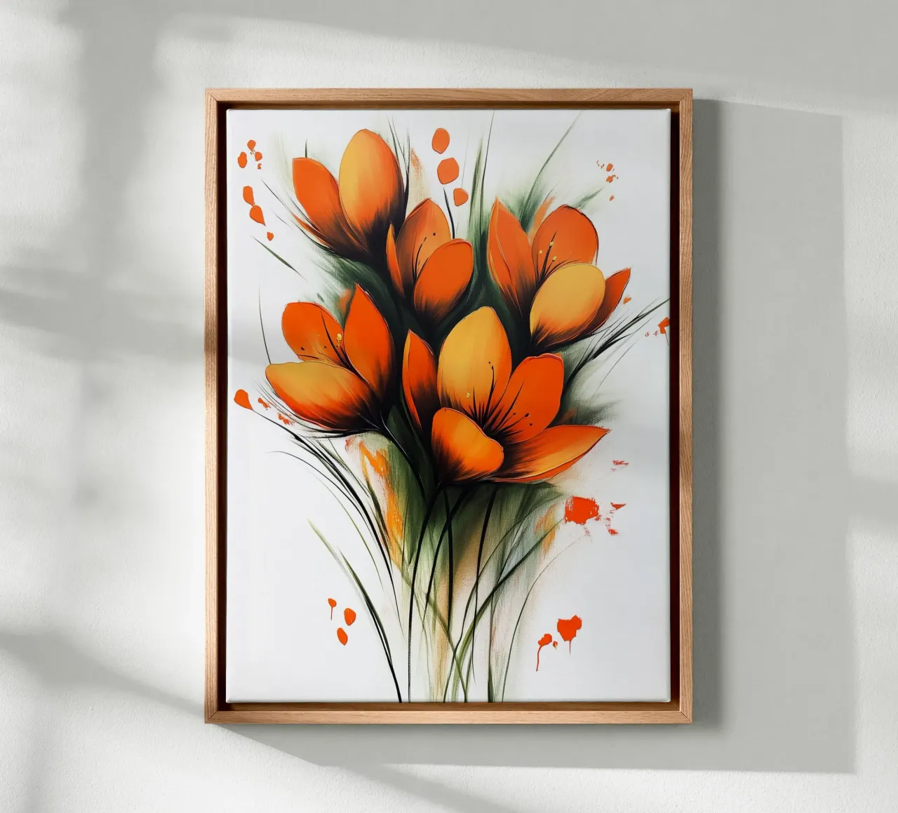 Fiori d'arancio tela con Cornice a cassetta da Flora & Horizon