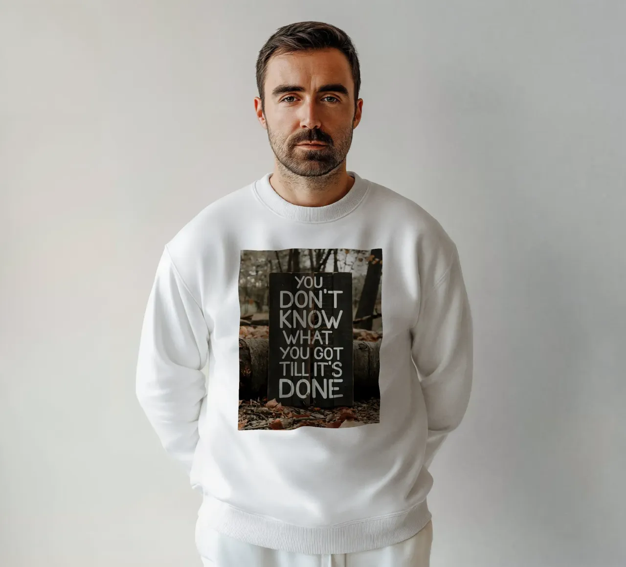 Non si sa cosa si ha fino a quando non è finito felpa da Plain Thoughts