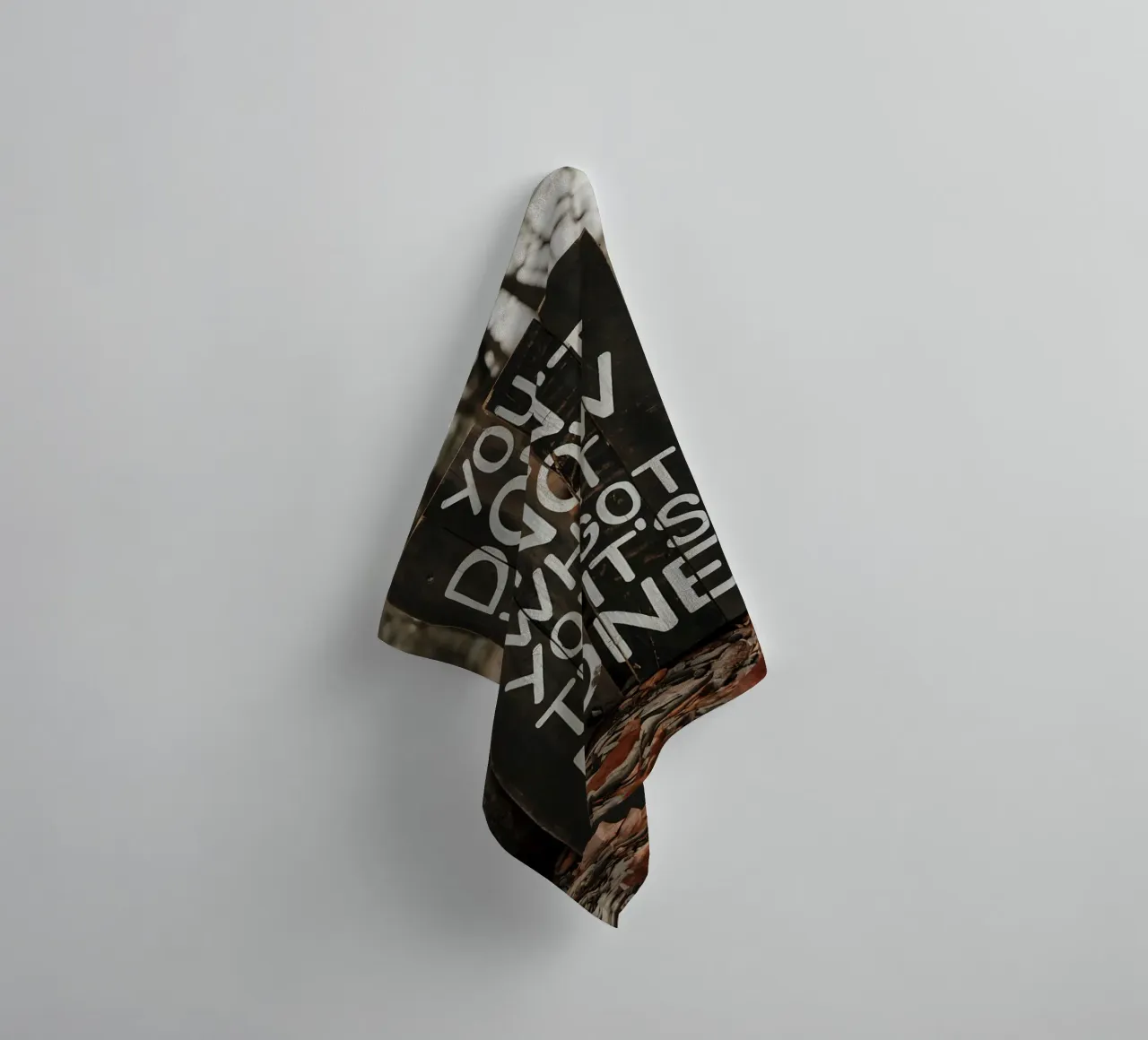 You don't know what you got till it's done towel by Plain Thoughts