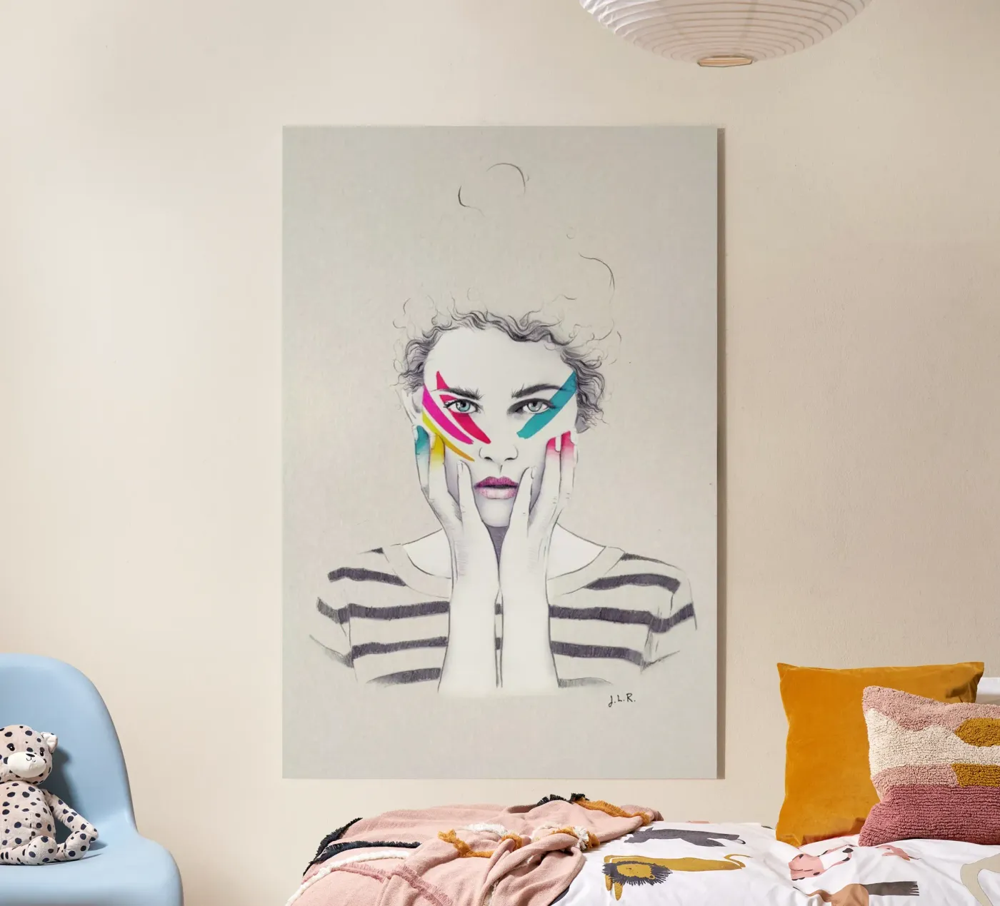 War Paint Ramona plexiglass da Jenny Liz Rome