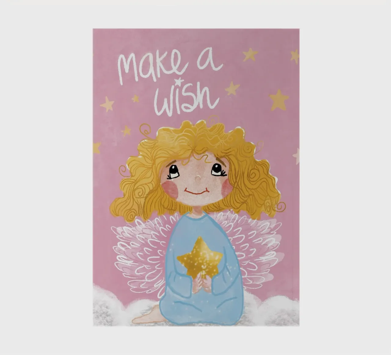 Guardian angel - Make a wish notebook by Honigbrombeere