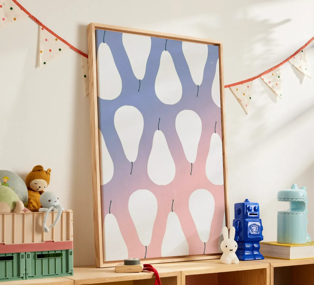 Pears tela con Cornice a cassetta da STUDIO LEEMO