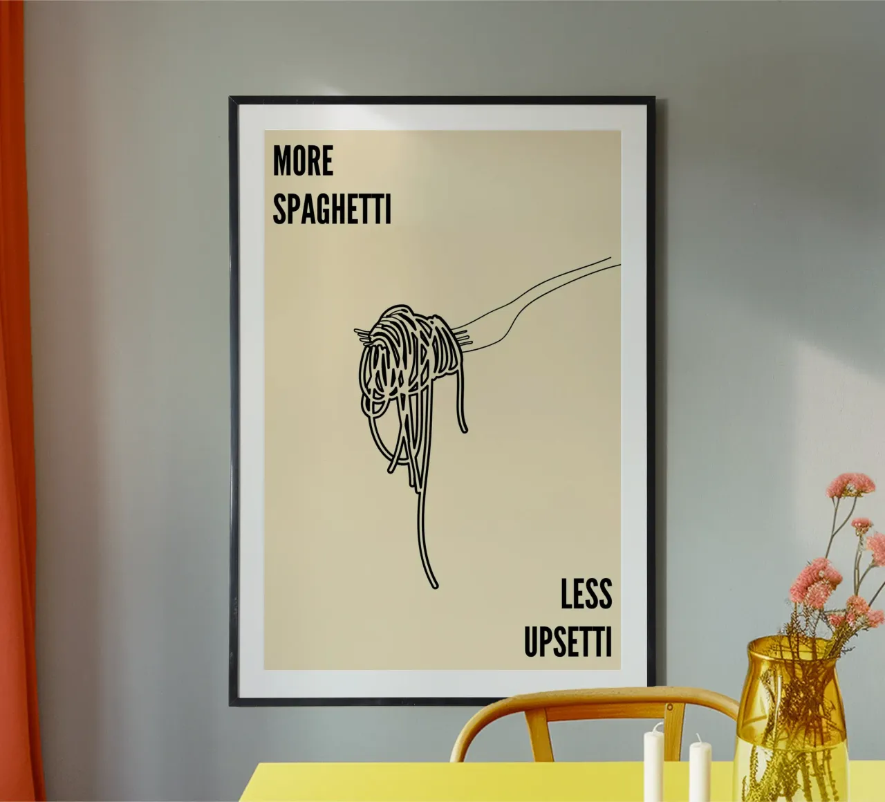 More Spaghetti, less Upsetti carta hahnemühle da NORDLICHT DESIGNS