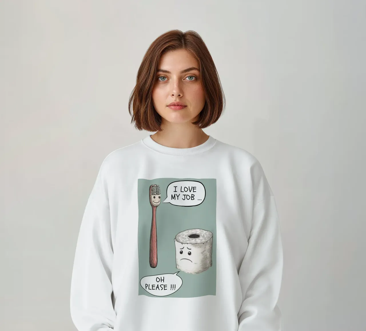 Talking Toothbrush & Toilet Roll felpa da NORDLICHT DESIGNS