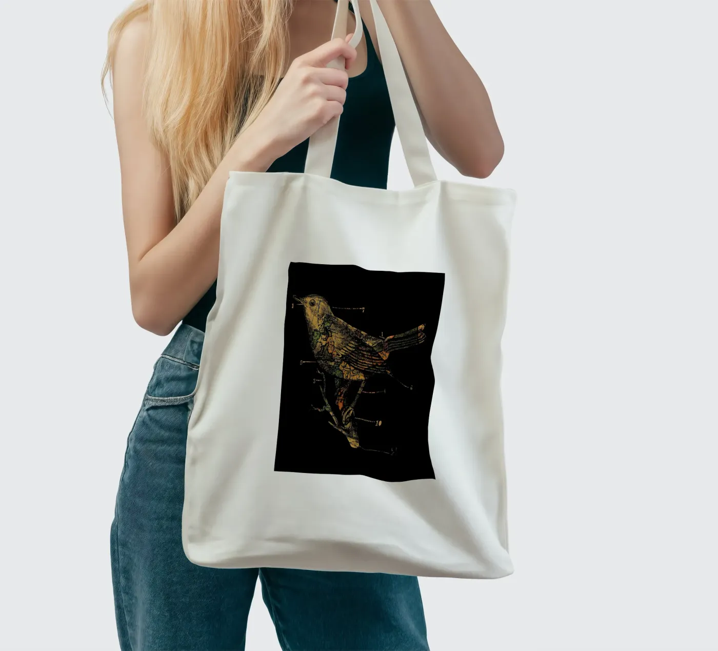 Migration tote bag by Tobe Fonseca