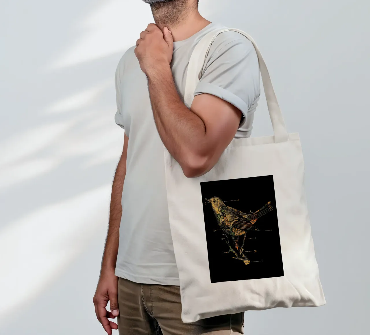 Migration tote bag by Tobe Fonseca