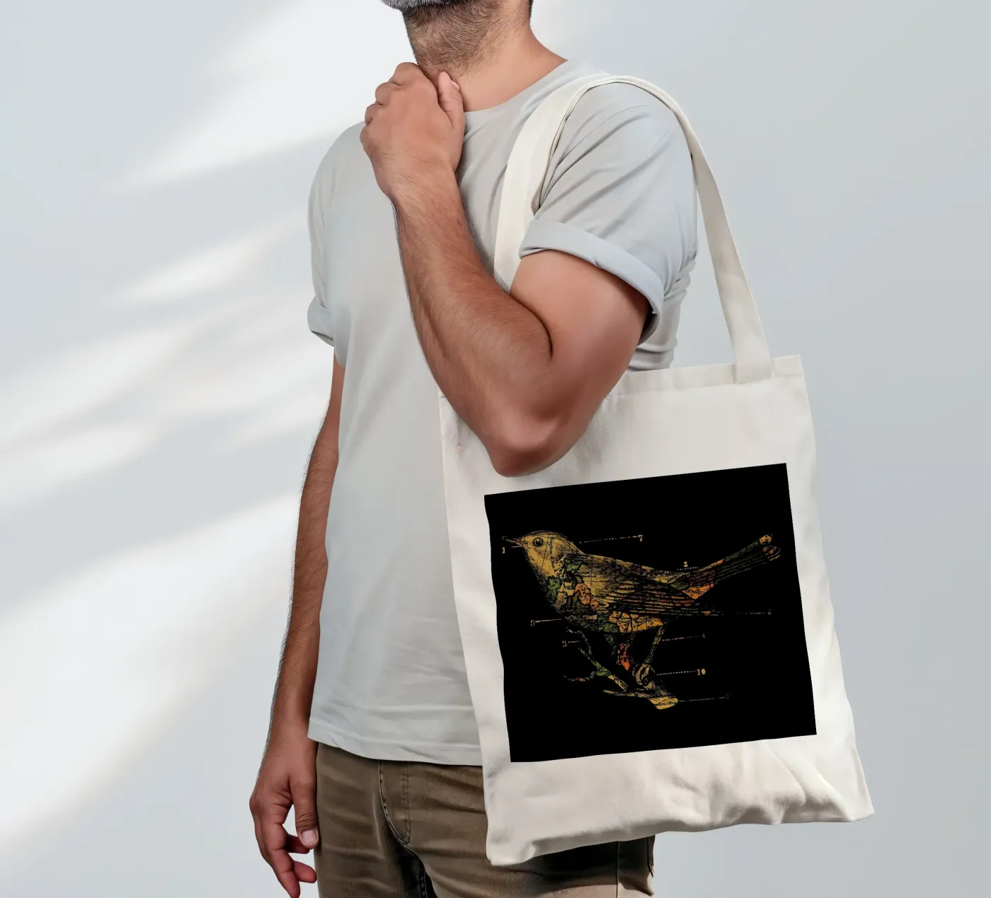 Migration tote bag by Tobe Fonseca