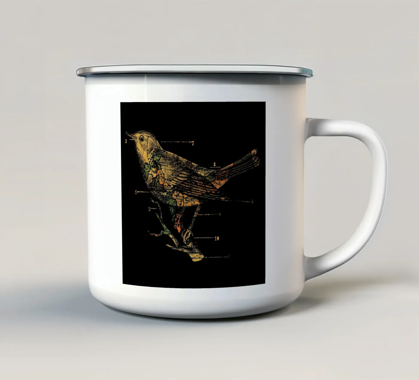 Migration emaille mok van Tobe Fonseca