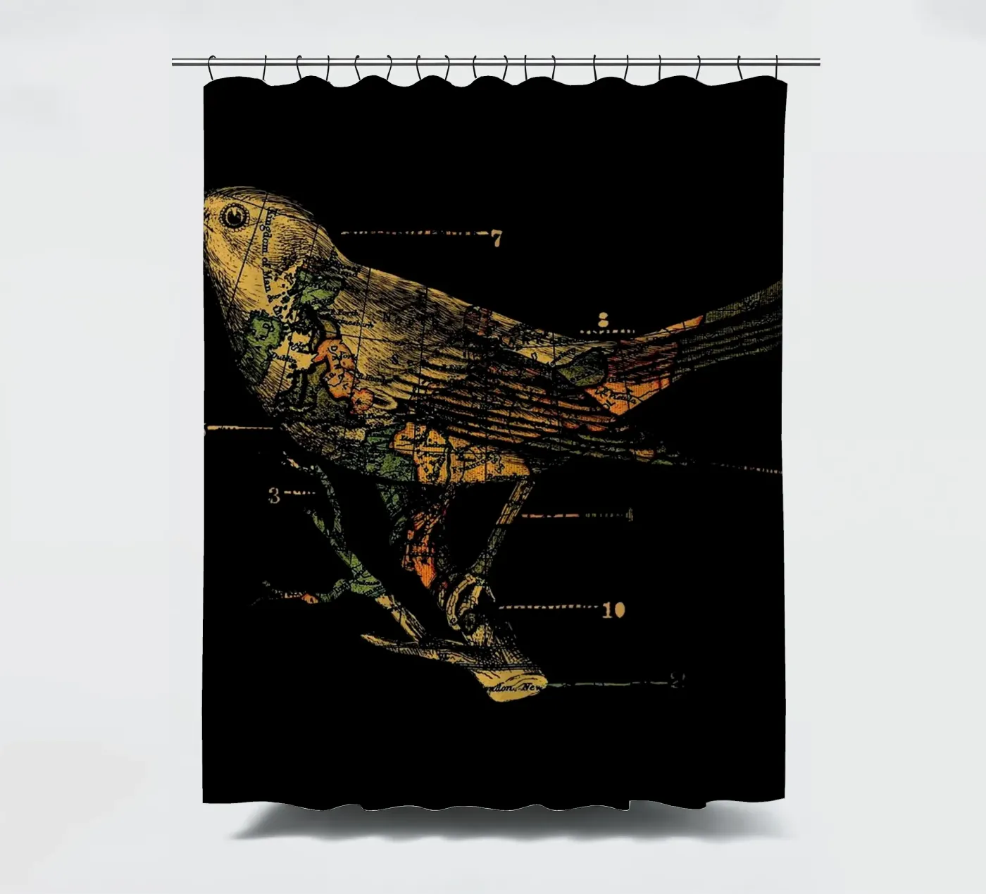 Migration douchegordijn van Tobe Fonseca