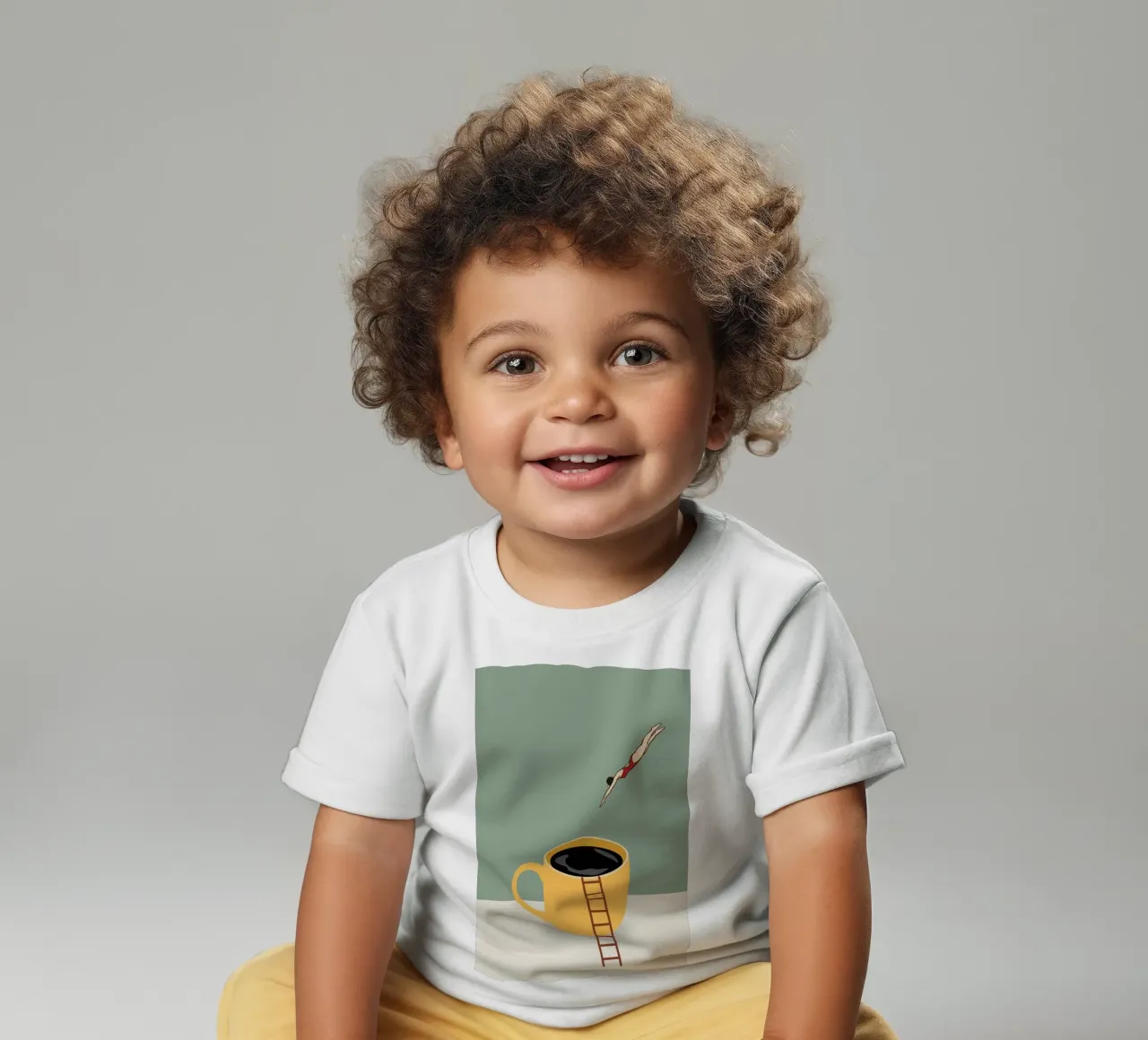 Coffejumping maglietta neonato da NORDLICHT DESIGNS