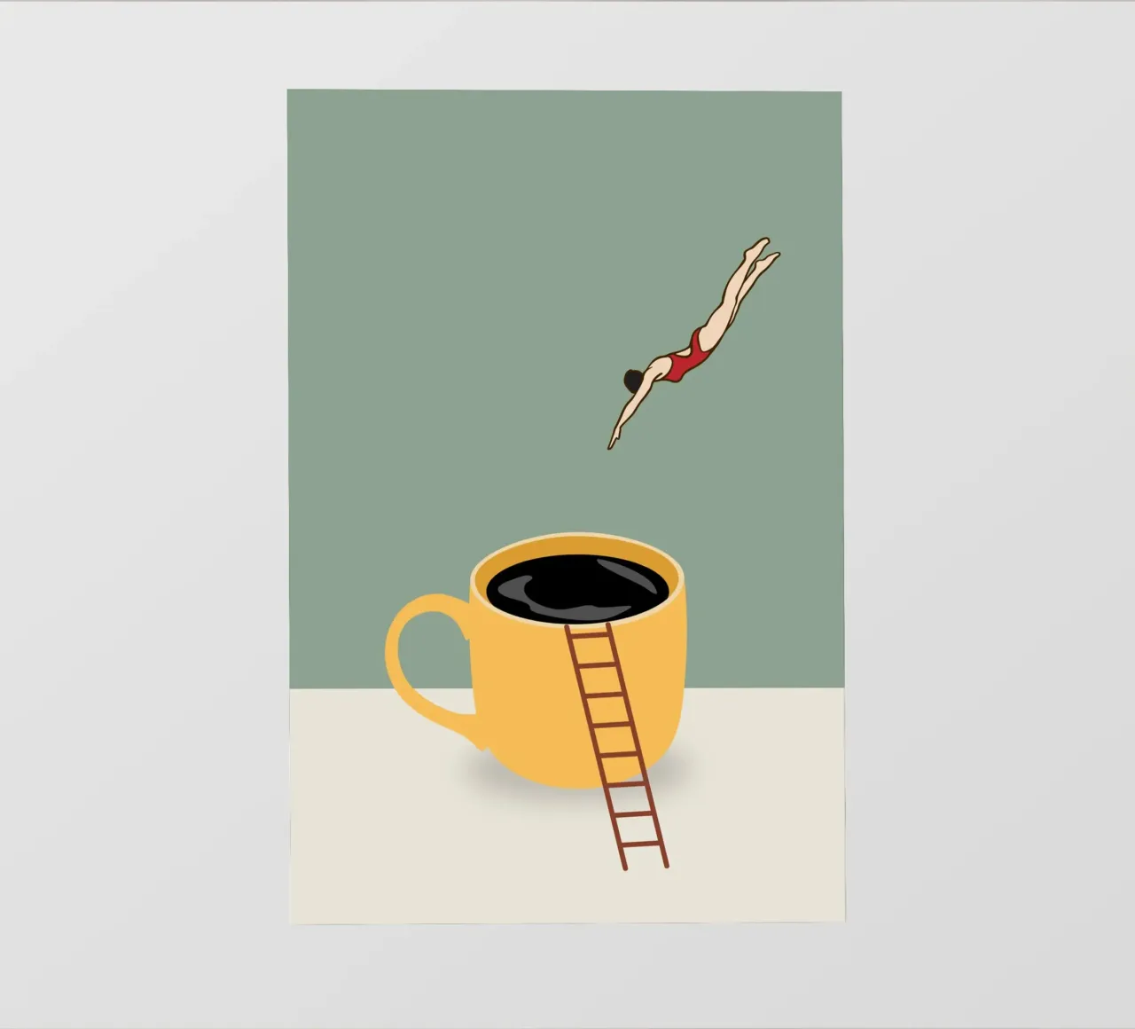 Coffejumping papel para pared de NORDLICHT DESIGNS