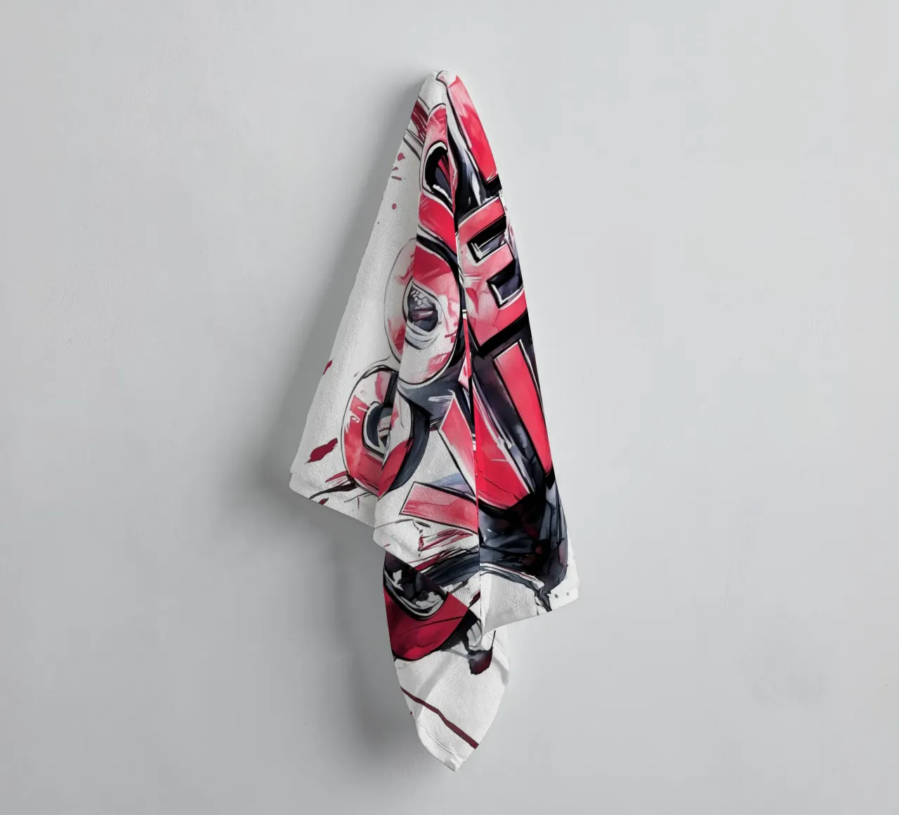 Poster con testo Good Vibes Only asciugamano da bagno da Justyna Jaszke JBJart