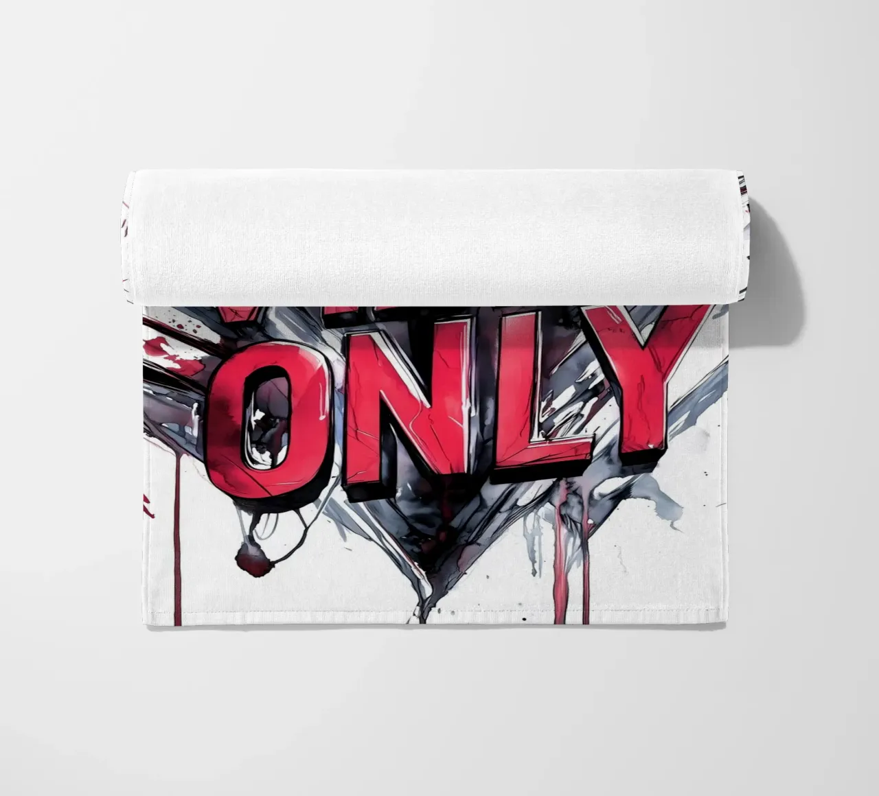 Poster con testo Good Vibes Only telo mare da Justyna Jaszke JBJart