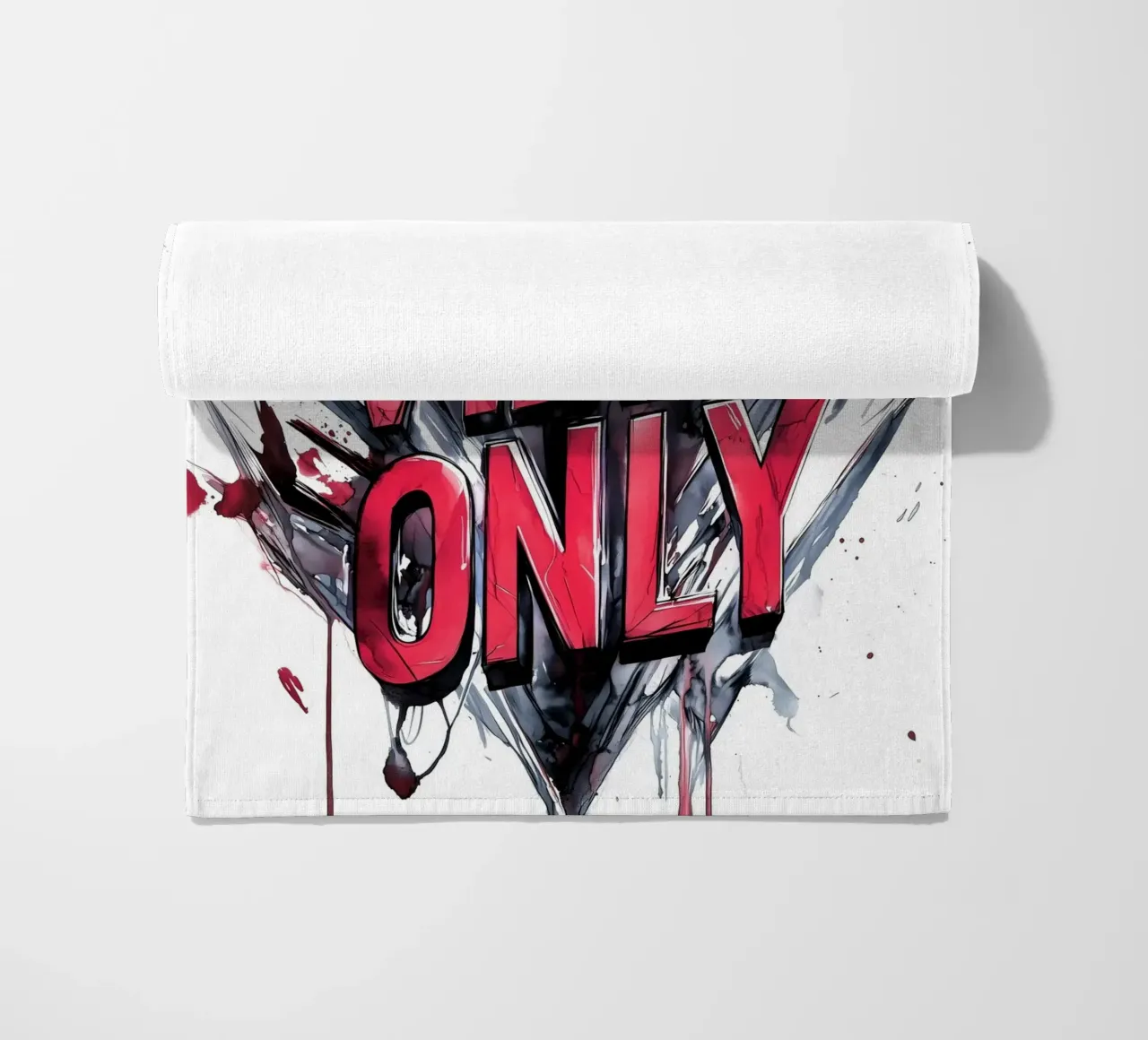 Poster con testo Good Vibes Only telo mare da Justyna Jaszke JBJart