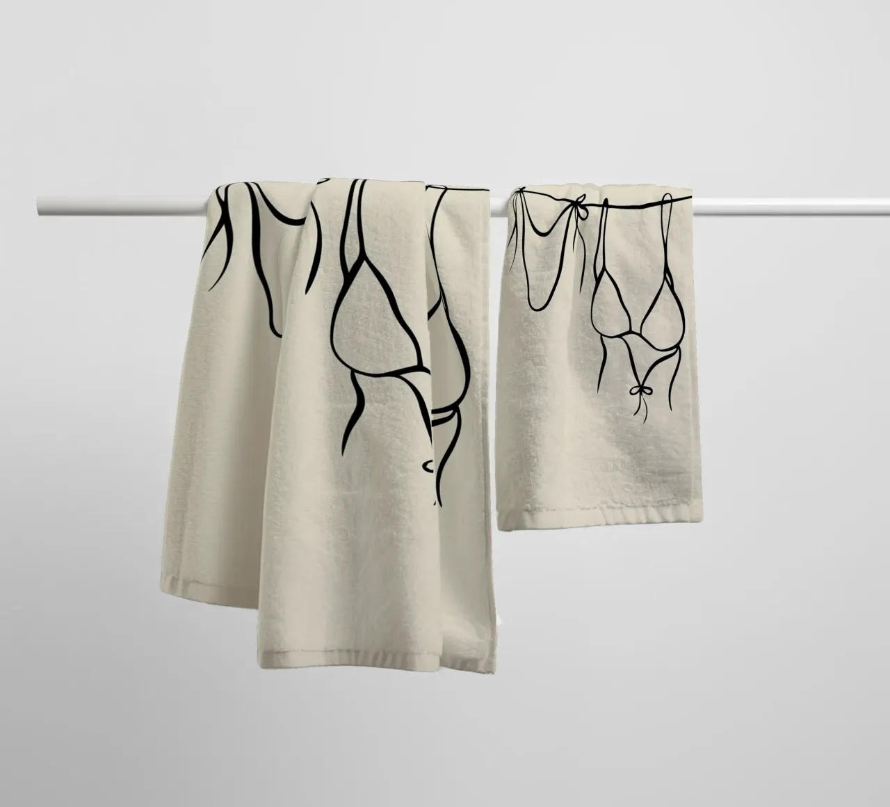 Hanging asciugamano da bagno da NORDLICHT DESIGNS